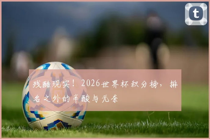 残酷现实!2026世界杯积分榜,排名之外的辛酸与无奈